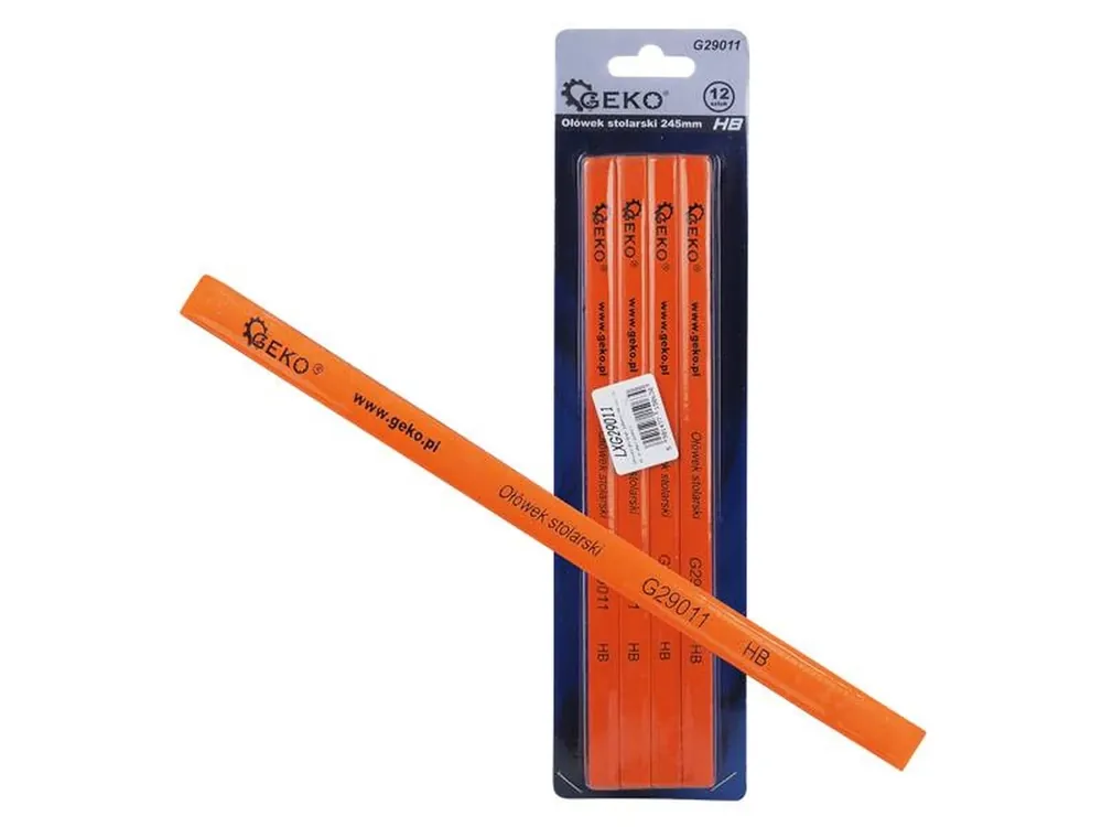 Geko ácsceruza, 245mm, HB, 12db Csak ma